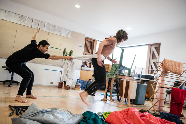 Photo Flash: Rehearsal Photos for the Gate Theatre's TRAINERS Image