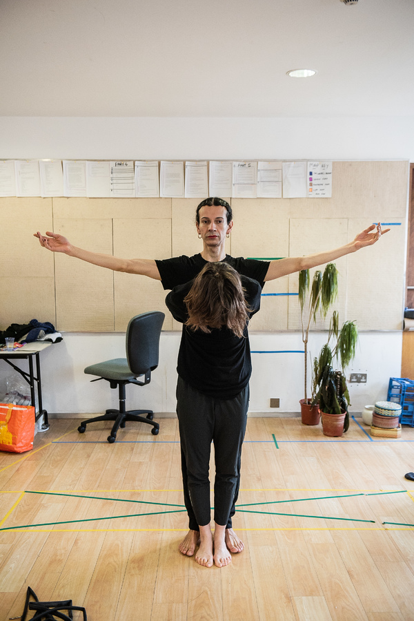 Photo Flash: Rehearsal Photos for the Gate Theatre's TRAINERS Image