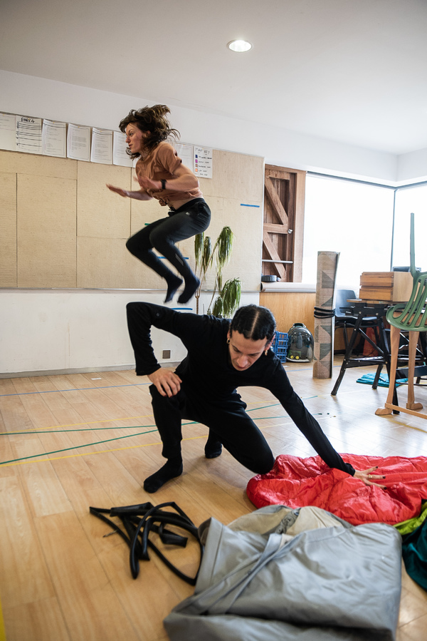 Photo Flash: Rehearsal Photos for the Gate Theatre's TRAINERS Image