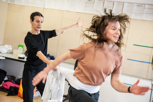 Photo Flash: Rehearsal Photos for the Gate Theatre's TRAINERS 