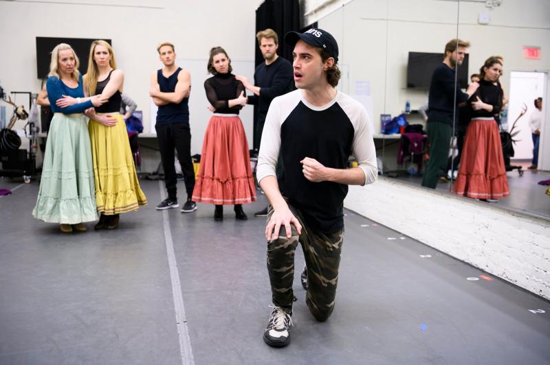 Photo Flash: Ciara Renée, McKenzie Kurtz, and Ryan McCartan Rehearse for FROZEN! Image