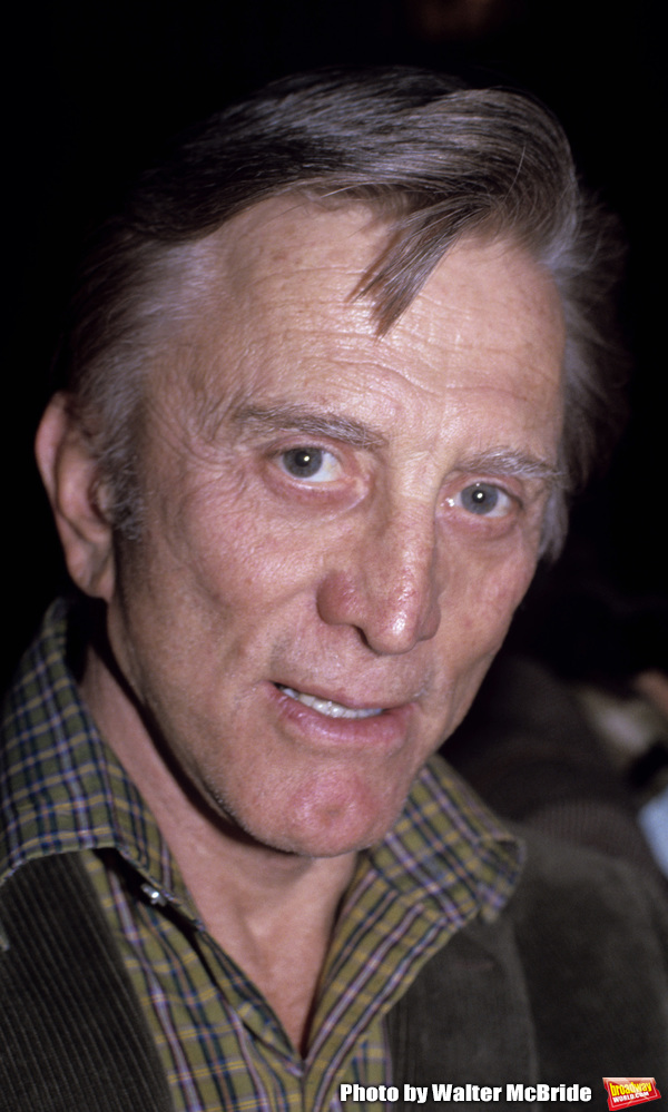 Kirk Douglas attending a Broadway show on April 1, 1981 in New York City. Photo