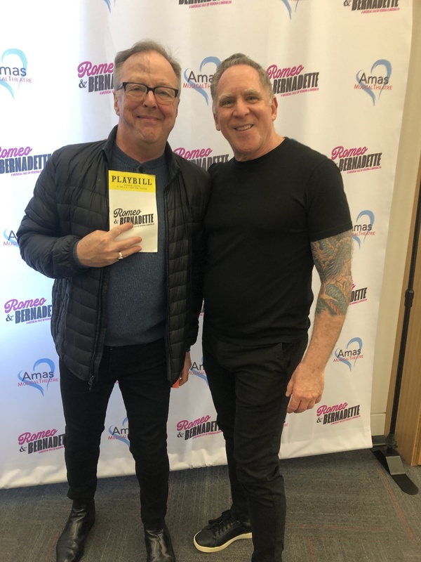 Photo Flash: Edward Hibbert Visits ROMEO & BERNADETTE Image