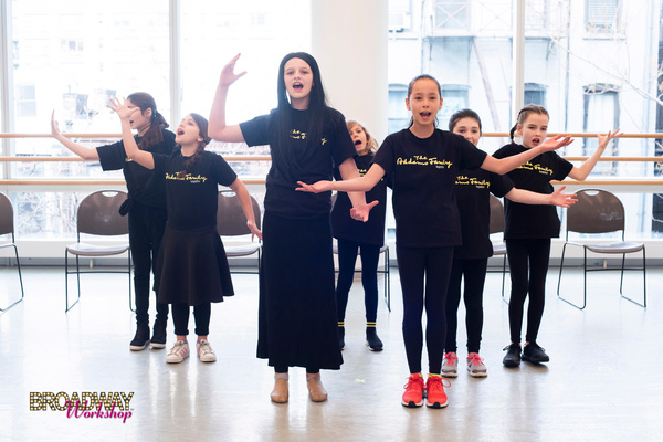 Photo Flash: THE ADDAMS FAMILY Haunts Broadway Workshop Image