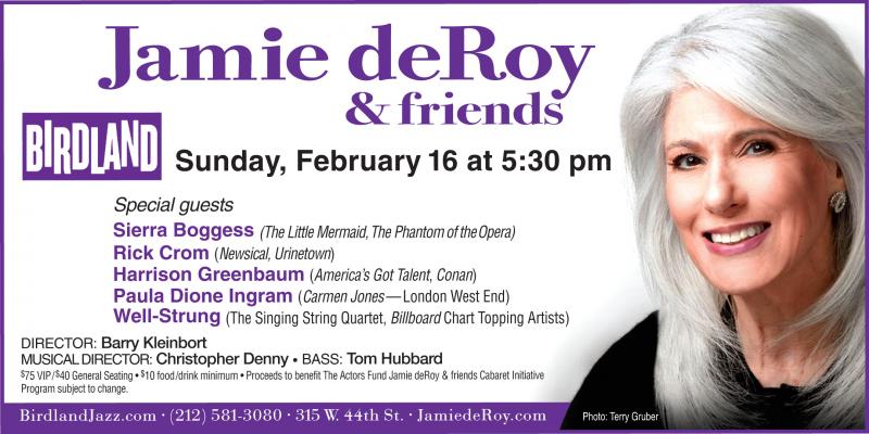Interview: Jamie deRoy of JAMIE deROY & FRIENDS at Birdland Image