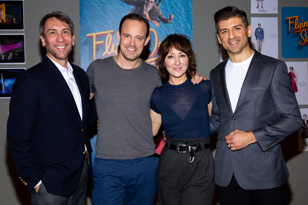 Robert Sella, Harry Hadden-Paton, Carmen Cusack, Tony Yazbeck Photo