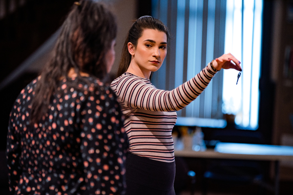 Photo Flash: Get a Sneak Peek Inside Rehearsals for I AM NOT YOUR PERFECT MEXICAN DAUGHTER 
