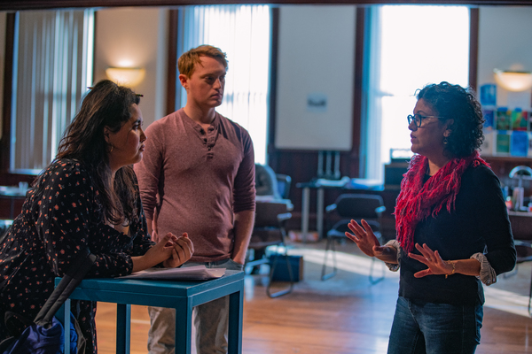 Photo Flash: Get a Sneak Peek Inside Rehearsals for I AM NOT YOUR PERFECT MEXICAN DAUGHTER Image