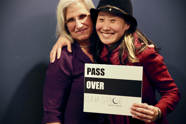 ''Pass Over'' Opening Night  Photo by Marilyn Lehren  From left to right: Liz Cesario Photo