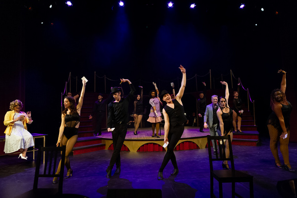 The cast of Chicago at the Milburn Stone Theatre, running February 14-23.    Photo cr Photo
