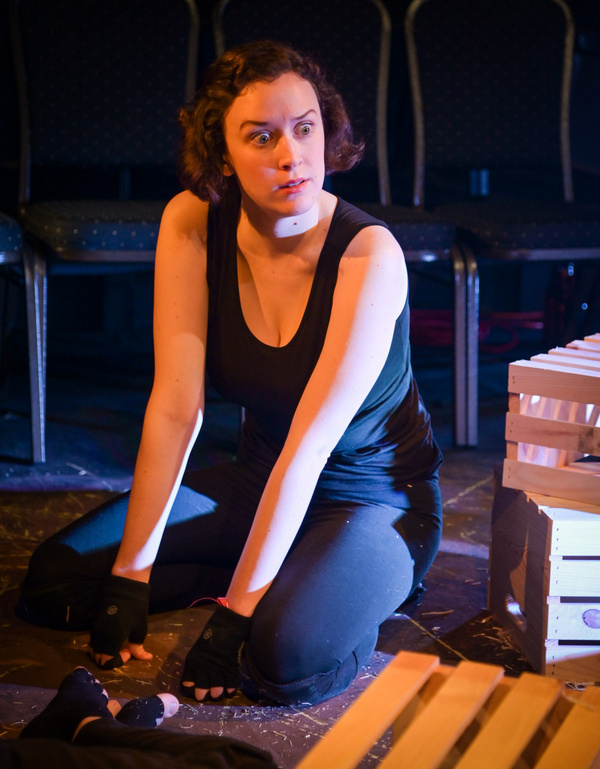 Laura Clare Browne in The Seeing Place Theater''s ANIMAL FARM.   Photo by Russ Rowlan Photo