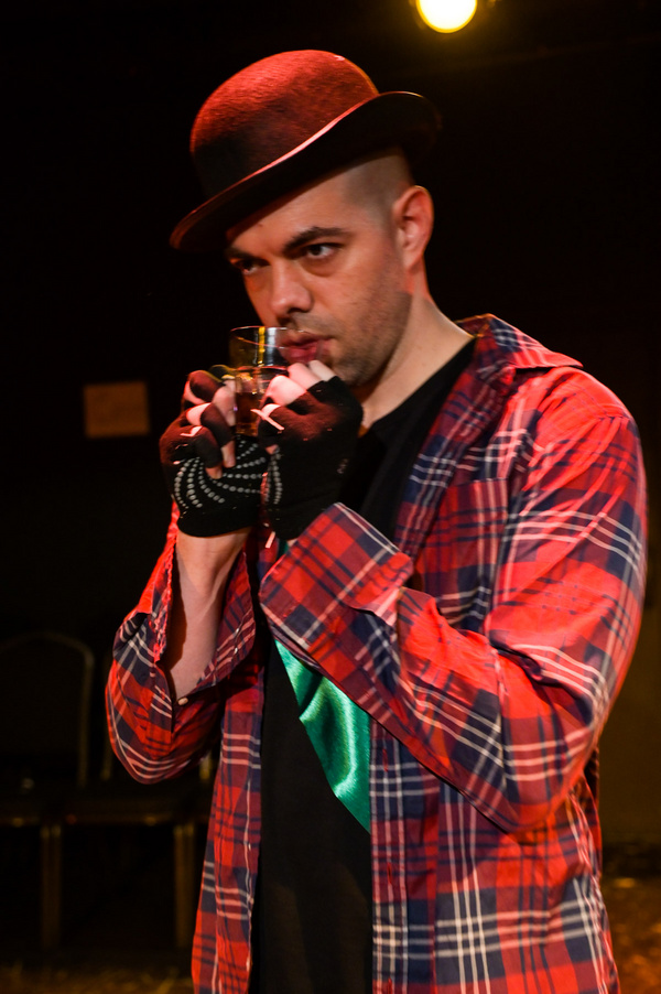 Brandon Walker in The Seeing Place Theater''s ANIMAL FARM.   Photo by Russ Rowland.   Photo