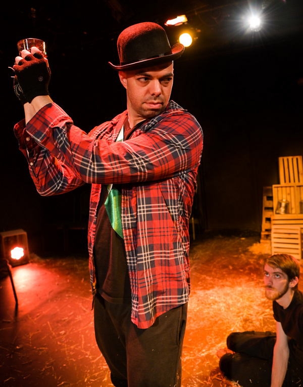 William Ketter and Brandon Walker in The Seeing Place Theater''s ANIMAL FARM.   Photo Photo