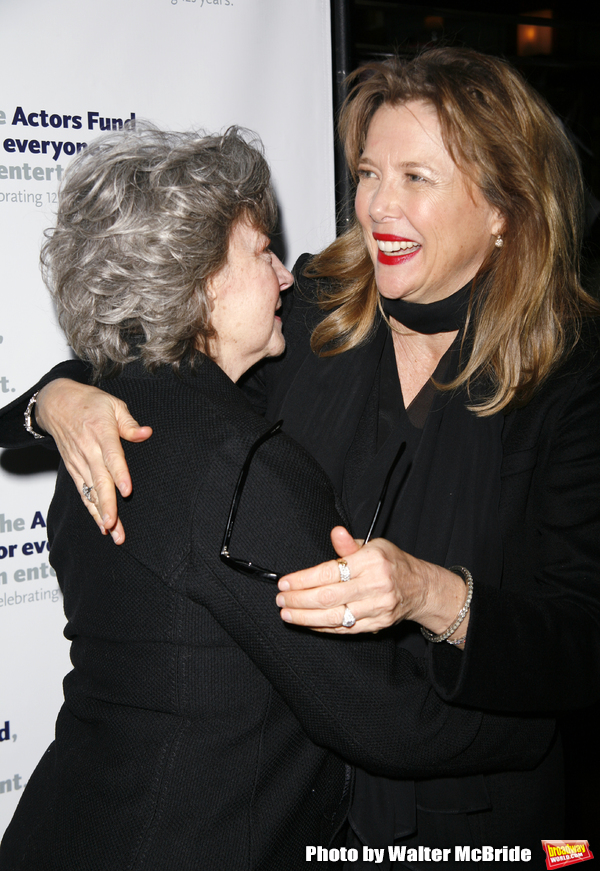 Zoe Caldwell & Annette Bening attending the After Party at Bond 45 Restaurant for The Photo