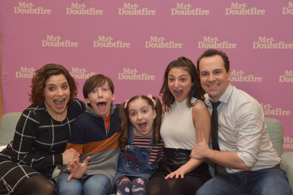 Photo Coverage: The Cast of MRS. DOUBTFIRE Meets the Press Image