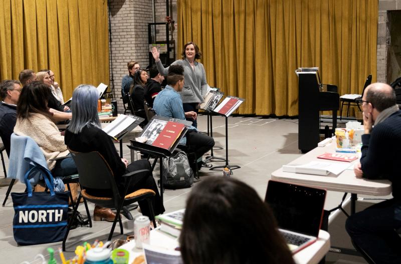 Photo Flash: Inside Rehearsals for LA BOHÈME at Theater Latté Da Image