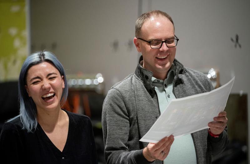 Photo Flash: Inside Rehearsals for LA BOHÈME at Theater Latté Da Image