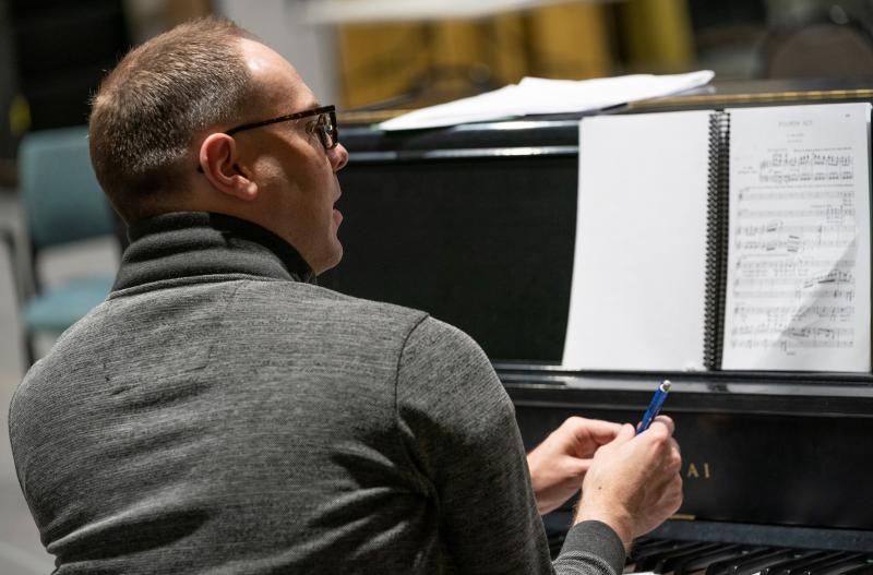 Photo Flash: Inside Rehearsals for LA BOHÈME at Theater Latté Da Image