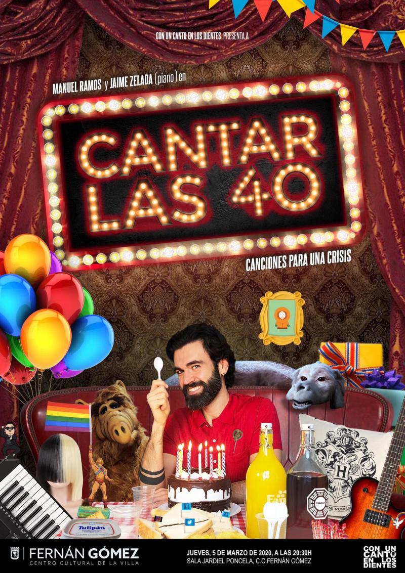 Manuel Ramos CANTA LAS 40 en el Teatro Fernán Gómez 