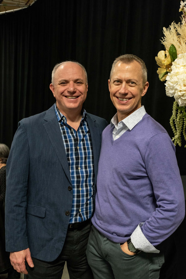 TheatreWorks Executive Director Phil Santora and Cristian Asher Photo