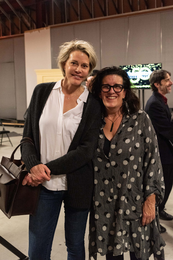 TheatreWorks Trustee Kristina Vetter and Playwright Laurel Ollstein Photo