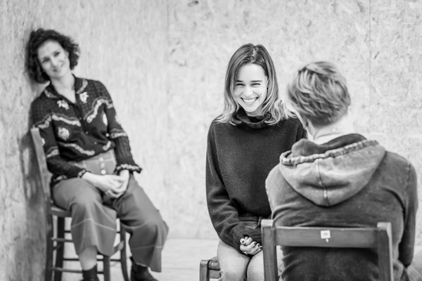 Indira Varma, Emilia Clarke, Tom Rhys Harries Photo