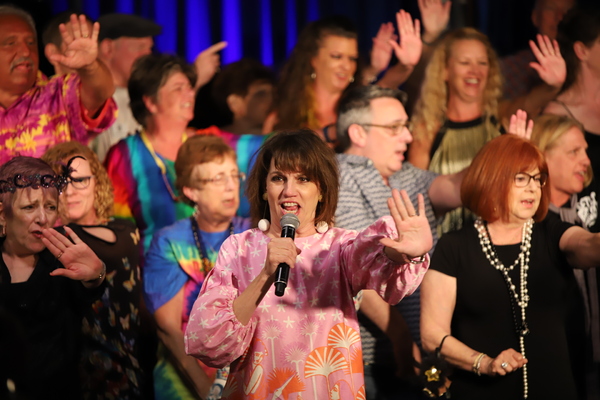 Beth Leavel recreated one of her big songs from her stint in "Mamma Mia" and the pass Photo