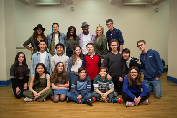 Photo Flash: The Company of TREVOR Heads Into Rehearsal Image