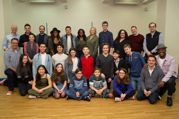 Photo Flash: The Company of TREVOR Heads Into Rehearsal Image