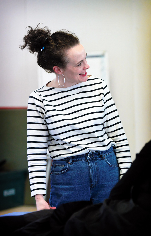 Director Jemima Levick in rehearsals for Maggie May Photo