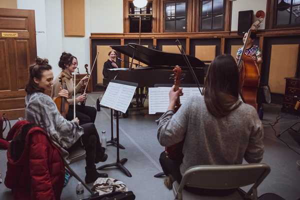 Photo Flash: Inside Rehearsal For Mackenzie Shivers' Feinstein's/54 Below Debut SHIVERS & STRINGS: THE UNKINDNESS Image