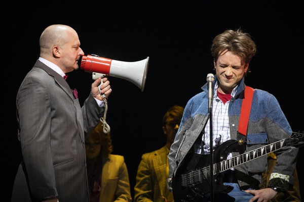 Photo Flash: First Look at Roger Bart, Olly Dobson, and the Cast of BACK TO THE FUTURE in Action! Image