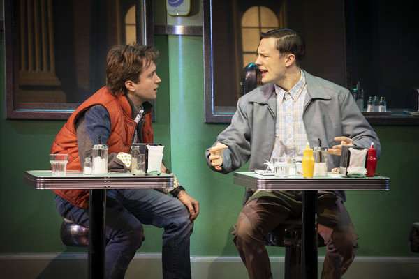 Photo Flash: First Look at Roger Bart, Olly Dobson, and the Cast of BACK TO THE FUTURE in Action! Image