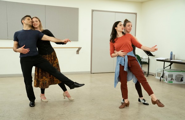 Photo Flash: Go Inside Rehearsals for FLYING OVER SUNSET with Carmen Cusack, Tony Yazbeck, Harry Hadden-Paton & More Image