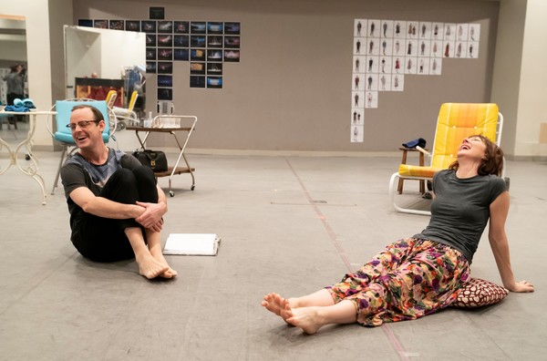 Photo Flash: Go Inside Rehearsals for FLYING OVER SUNSET with Carmen Cusack, Tony Yazbeck, Harry Hadden-Paton & More Image
