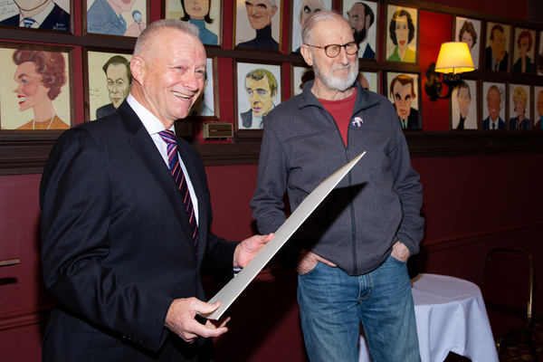 Photo Coverage: James Cromwell Receives Portrait at Sardi's Image