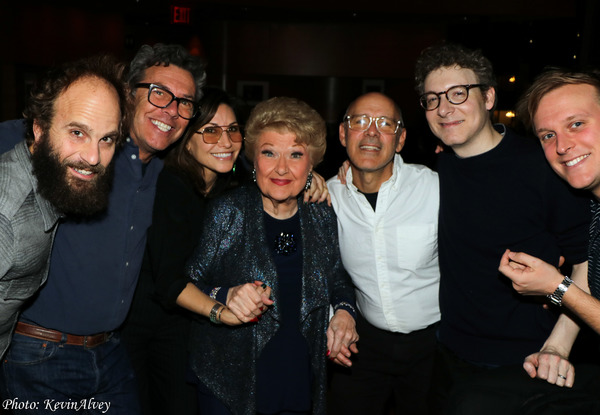 Gina Gershon, Marilyn Maye, David Kuhn Photo