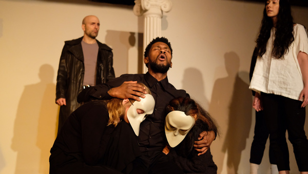 Oedipus and his Daughters    DeAngelo Kearns as Oedipus   Daughters: Manon Alice Lee, Photo