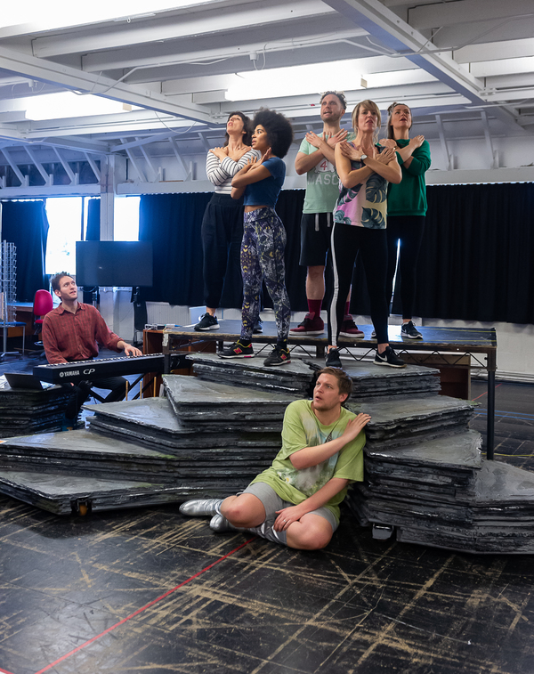 Photo Flash: Inside Rehearsal For MILKY PEAKS at Theatr Clwyd  Image