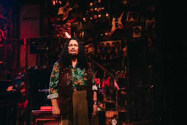 Photo Flash: First Look at Dot-Marie Jones as Dennis Dupree in ROCK OF AGES Image