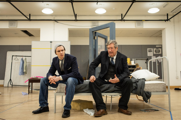 Photo Flash: Inside Rehearsal For THE DUMB WAITER at Hampstead Theatre 