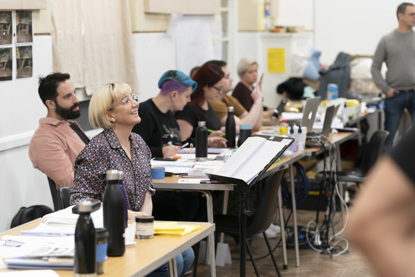 Photo Flash: Inside Rehearsal For CITY OF ANGELS at the Garrick Theatre Image