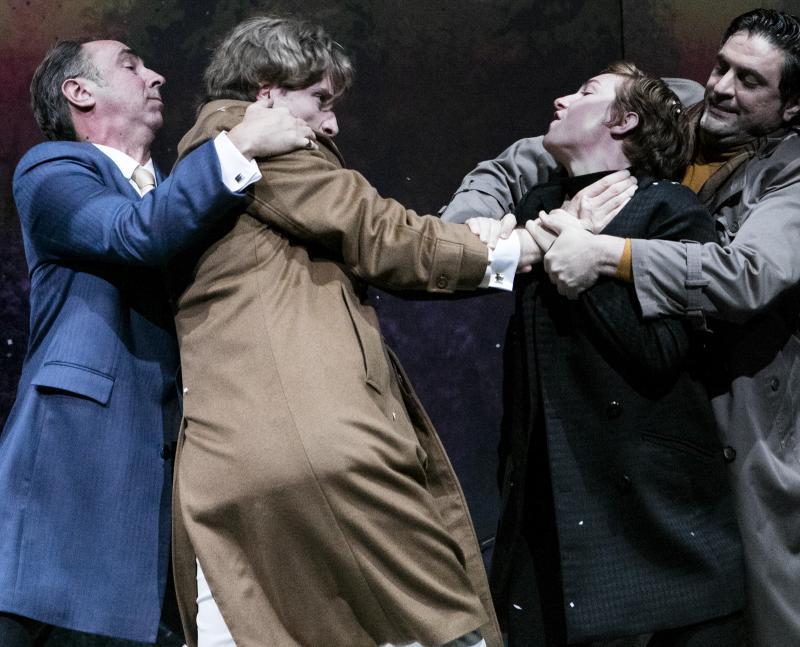 Review:  Revenge, Deception, And Self-Centered Ambitions Circle In The Snow Of Denmark In Bell Shakespeare's HAMLET Image