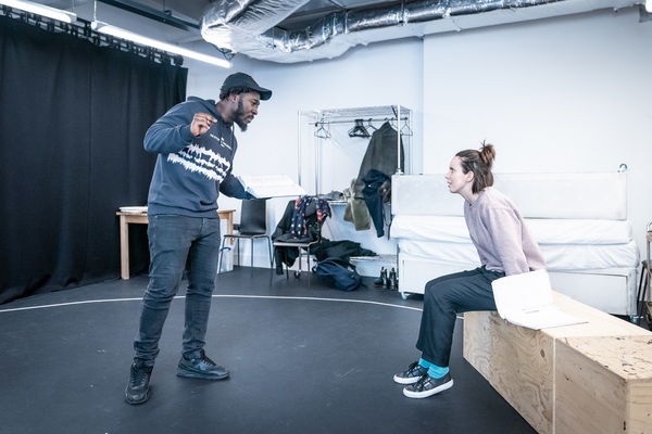 Photo Flash: Inside Rehearsals for Lucy Prebble's THE EFFECT at the Boulevard Theatre 