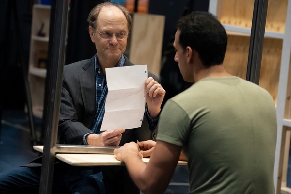 Photo Flash: First Look at Ari'el Stachel, David Hyde Pierce and More in Rehearsals for THE VISITOR at The Public Theater 