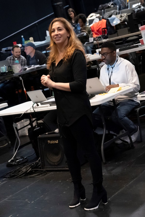Photo Flash: First Look at Ari'el Stachel, David Hyde Pierce and More in Rehearsals for THE VISITOR at The Public Theater Image