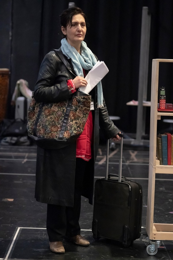 Photo Flash: First Look at Ari'el Stachel, David Hyde Pierce and More in Rehearsals for THE VISITOR at The Public Theater 