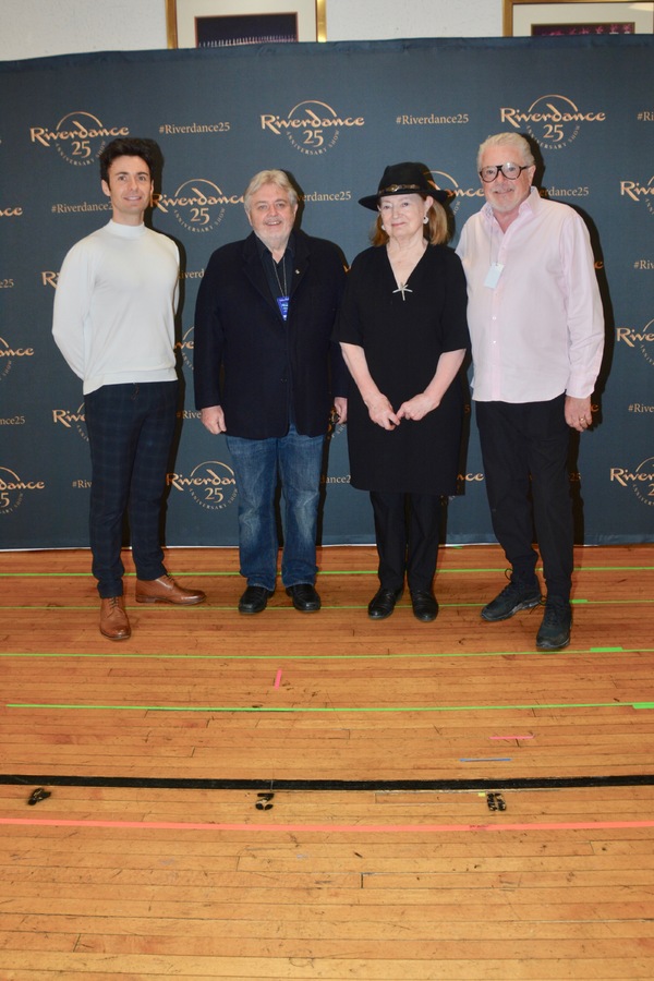 The Creative Team-Padraic Moyles (Associate Director), Bill Whelan (Composer), Joan B Photo