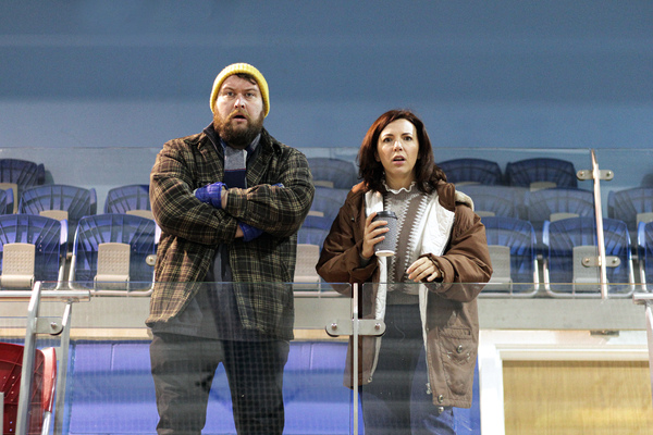 Photo Flash: First Look at HOCKEY MOM HOCKEY DAD at the Finborough Theatre Image