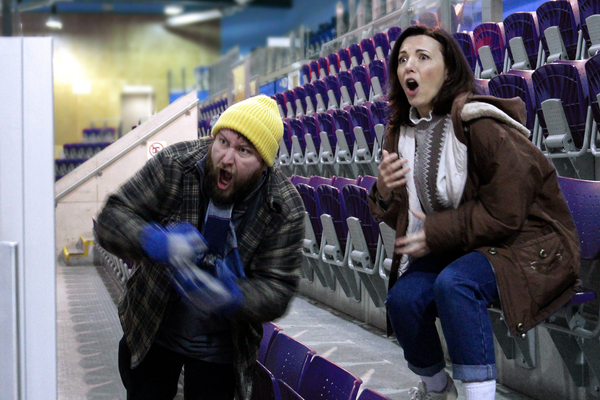 Photo Flash: First Look at HOCKEY MOM HOCKEY DAD at the Finborough Theatre Image